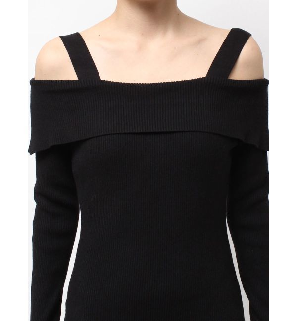 GYDA「オフショルニットLONGワンピース」|ワンピース|