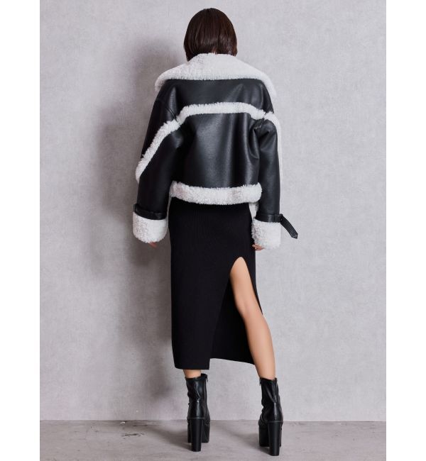 GYDA「オフショルニットLONGワンピース」|ワンピース|