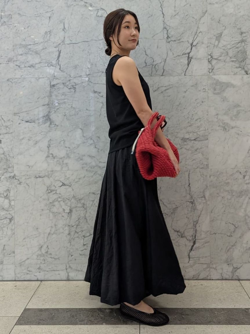 Mila Owen「マキシウエストドロストワッシャーバルーンスカート」|スカート|