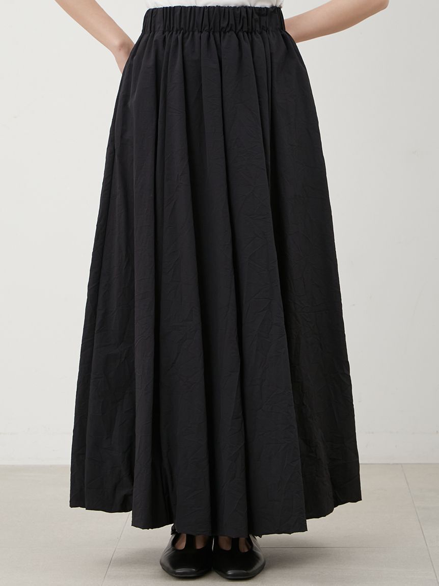 Mila Owen「マキシウエストドロストワッシャーバルーンスカート」|スカート|