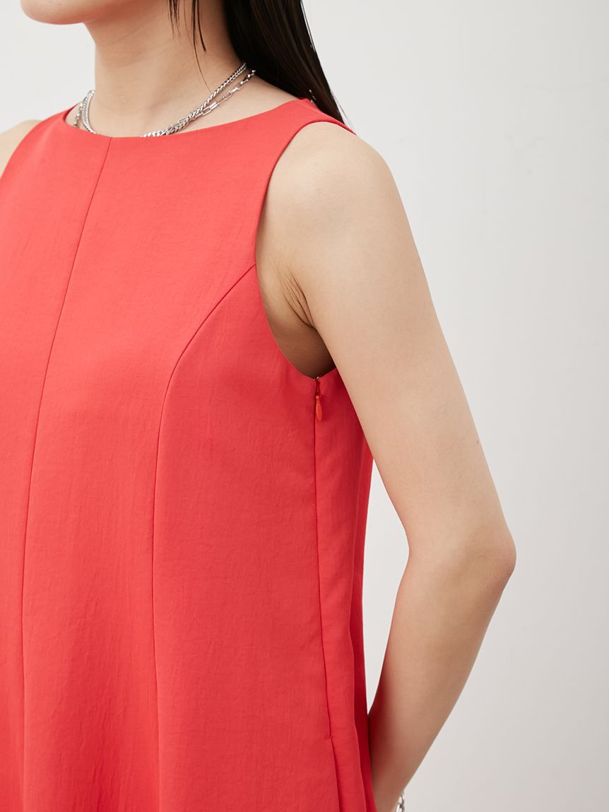 Mila Owen「ドライタッチサテンソリッドワンピース」|ワンピース|