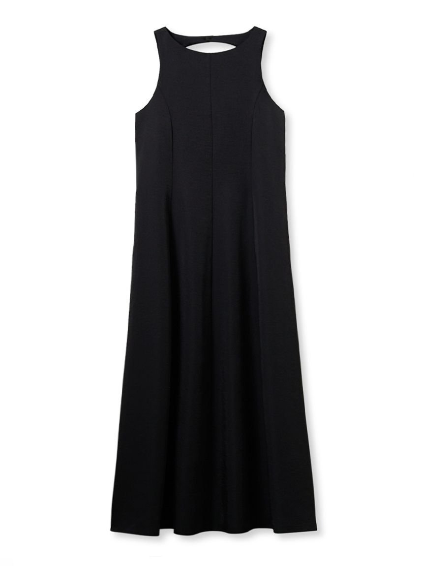 Mila Owen「ドライタッチサテンソリッドワンピース」|ワンピース|