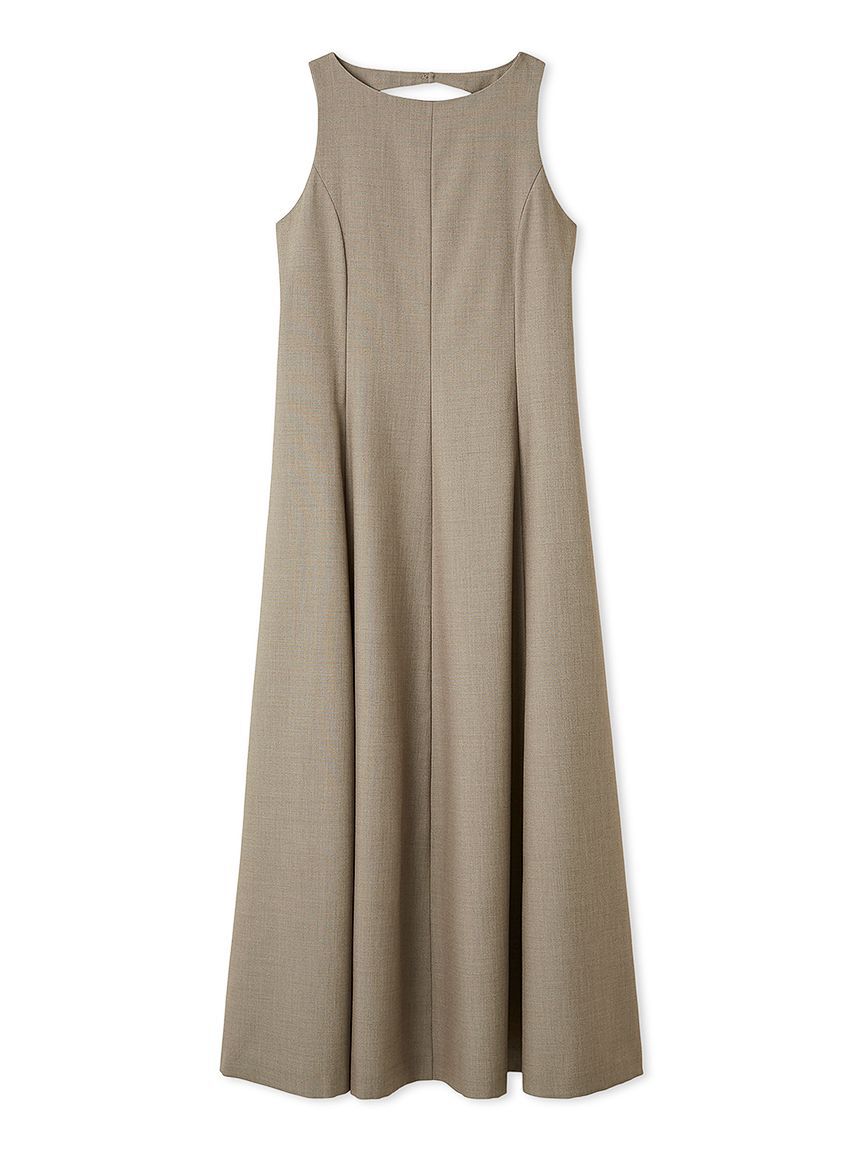 Mila Owen「ドライタッチサテンソリッドワンピース」|ワンピース|