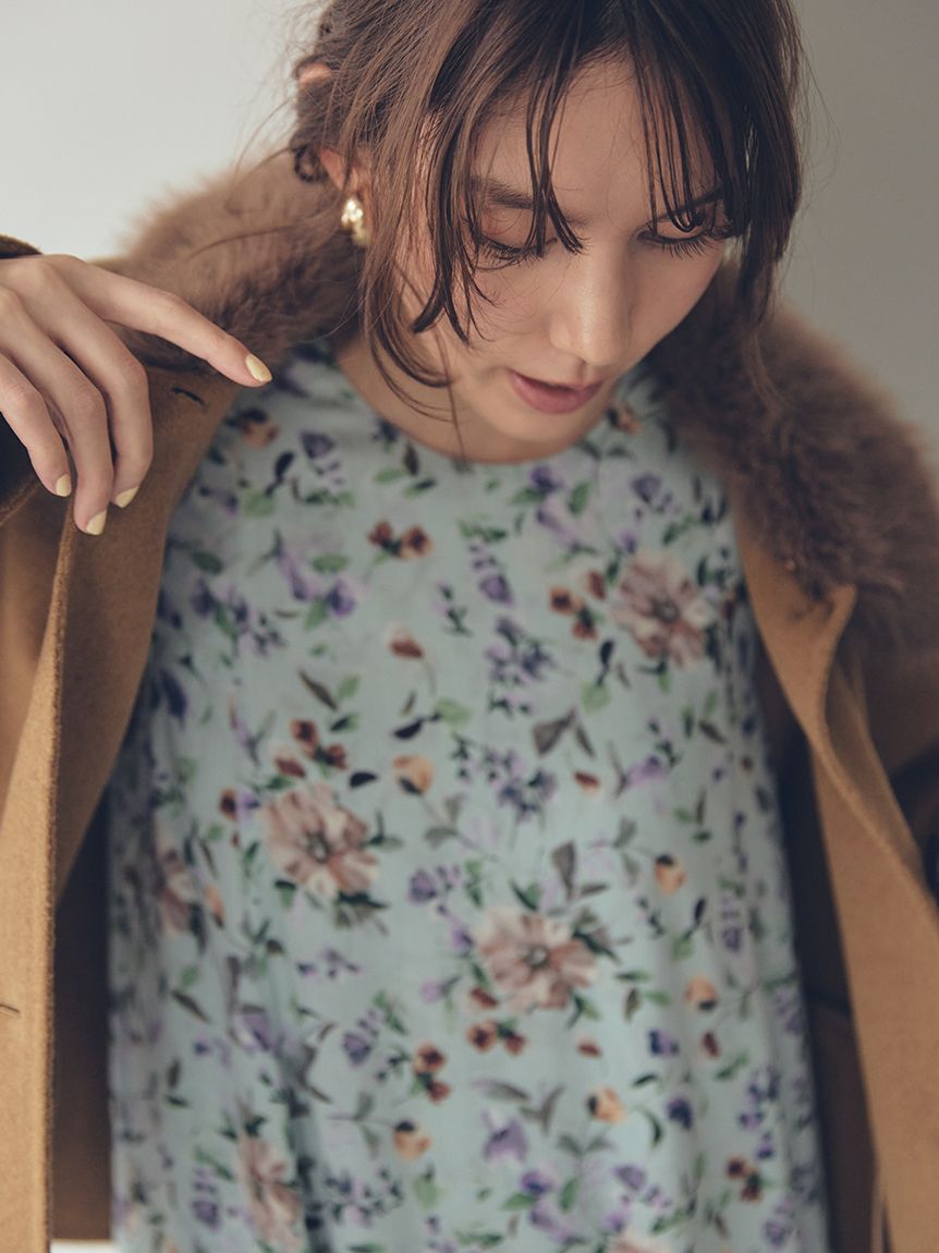 Mila Owen「2wayファーカラーリバーショートコート」|チェスターコート|