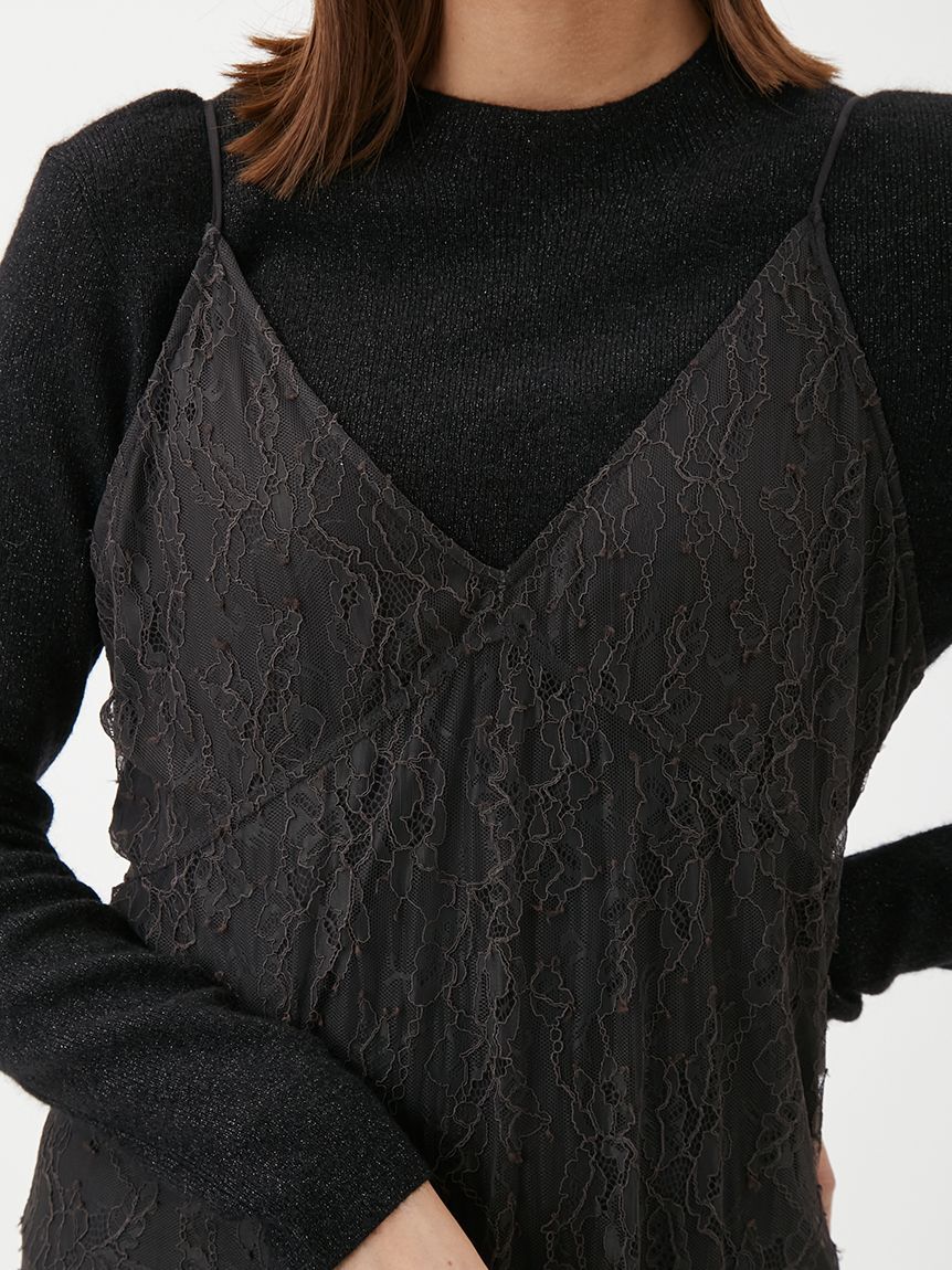 Mila Owen「イレヘムデザインレースキャミワンピース」|ワンピース|