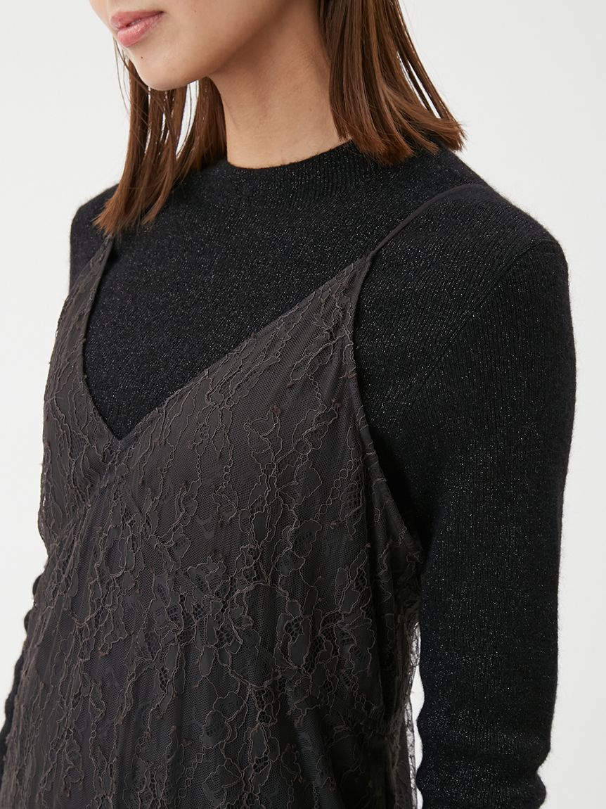 Mila Owen「イレヘムデザインレースキャミワンピース」|ワンピース|