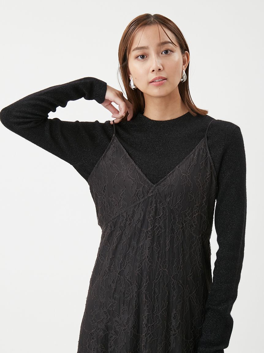 Mila Owen「イレヘムデザインレースキャミワンピース」|ワンピース|