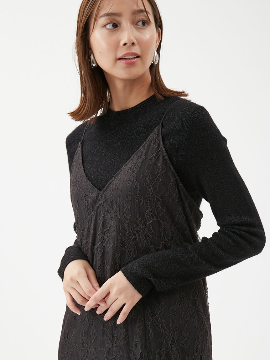 Mila Owen「イレヘムデザインレースキャミワンピース」|ワンピース|