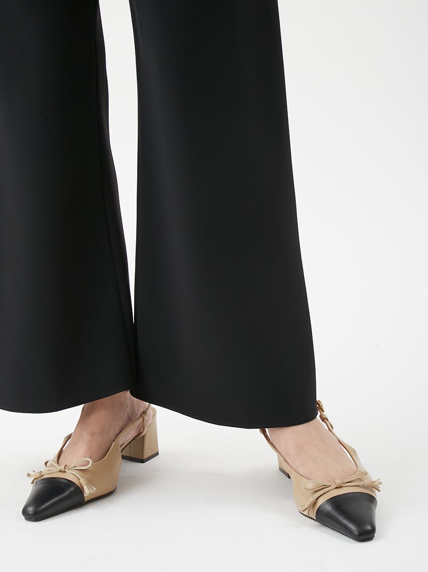 Mila Owen「ウエストゴムイージーワイドパンツ」|チノ|