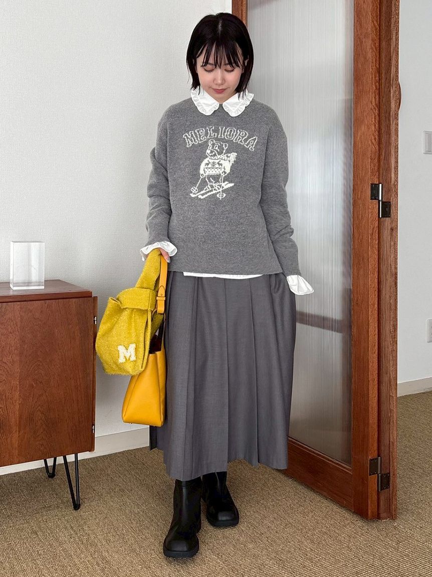 Mila Owen「スクエアトゥロングブーツ」|ロングブーツ|