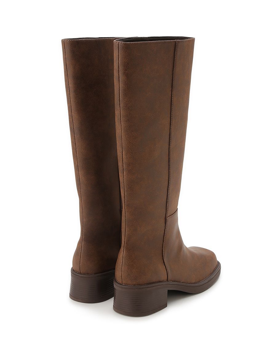 Mila Owen「スクエアトゥロングブーツ」|ロングブーツ|