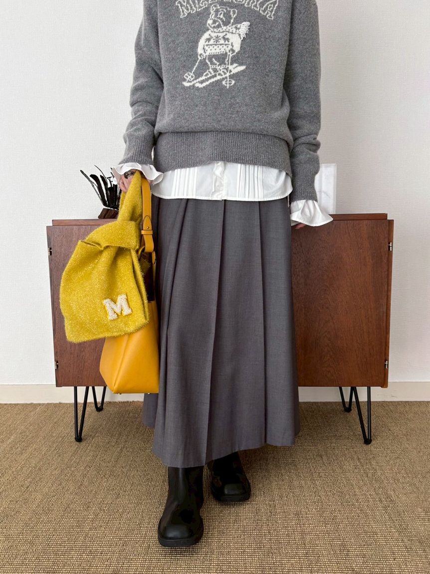 Mila Owen「スクエアトゥロングブーツ」|ロングブーツ|