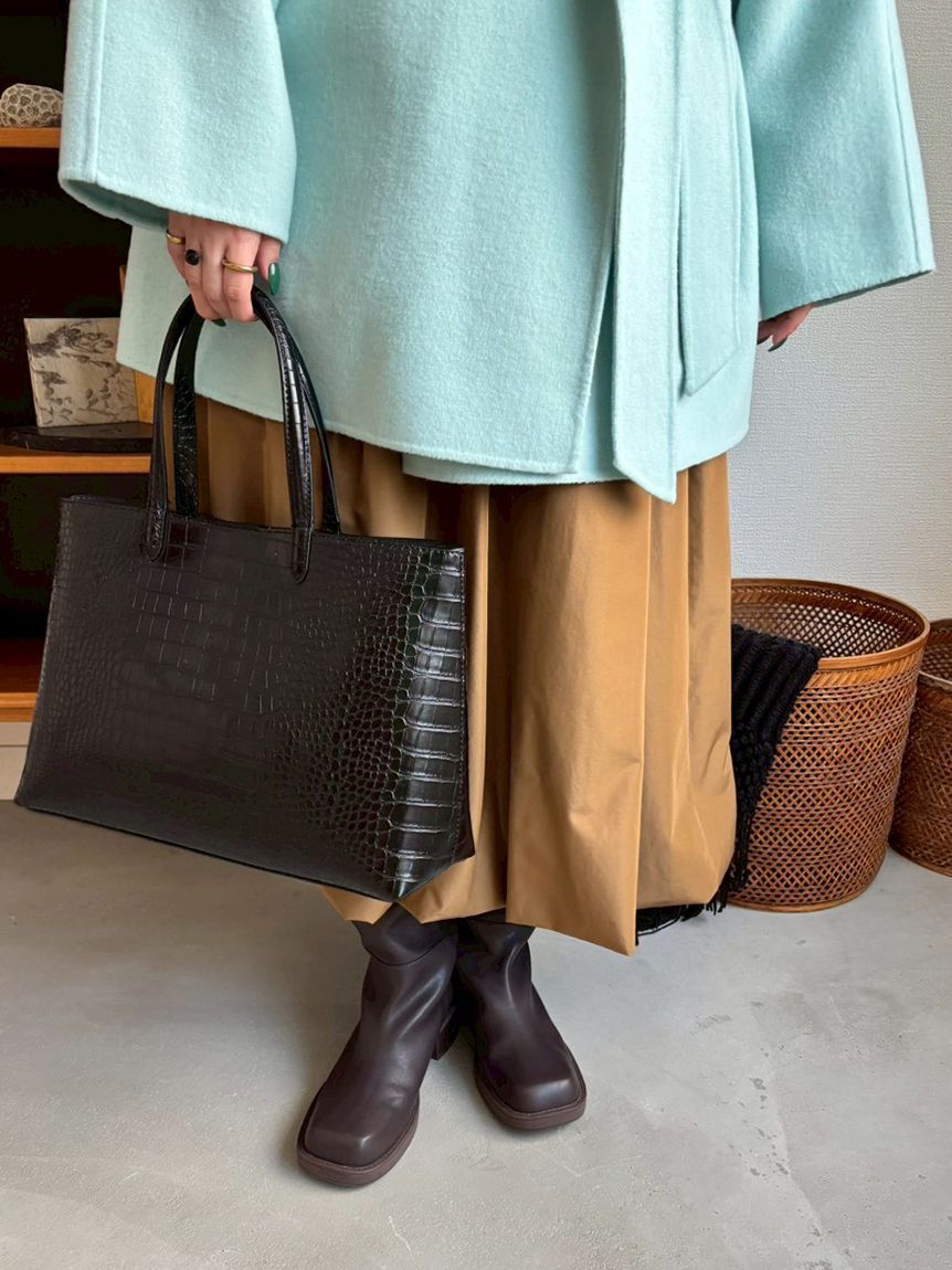 Mila Owen「スクエアトゥロングブーツ」|ロングブーツ|