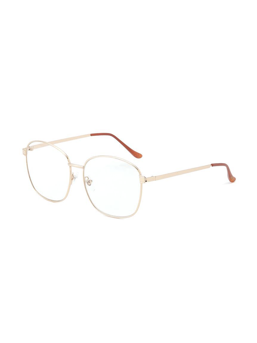 Mila Owen「ビッグメタルスリムフレームダテメガネ」|メガネ|