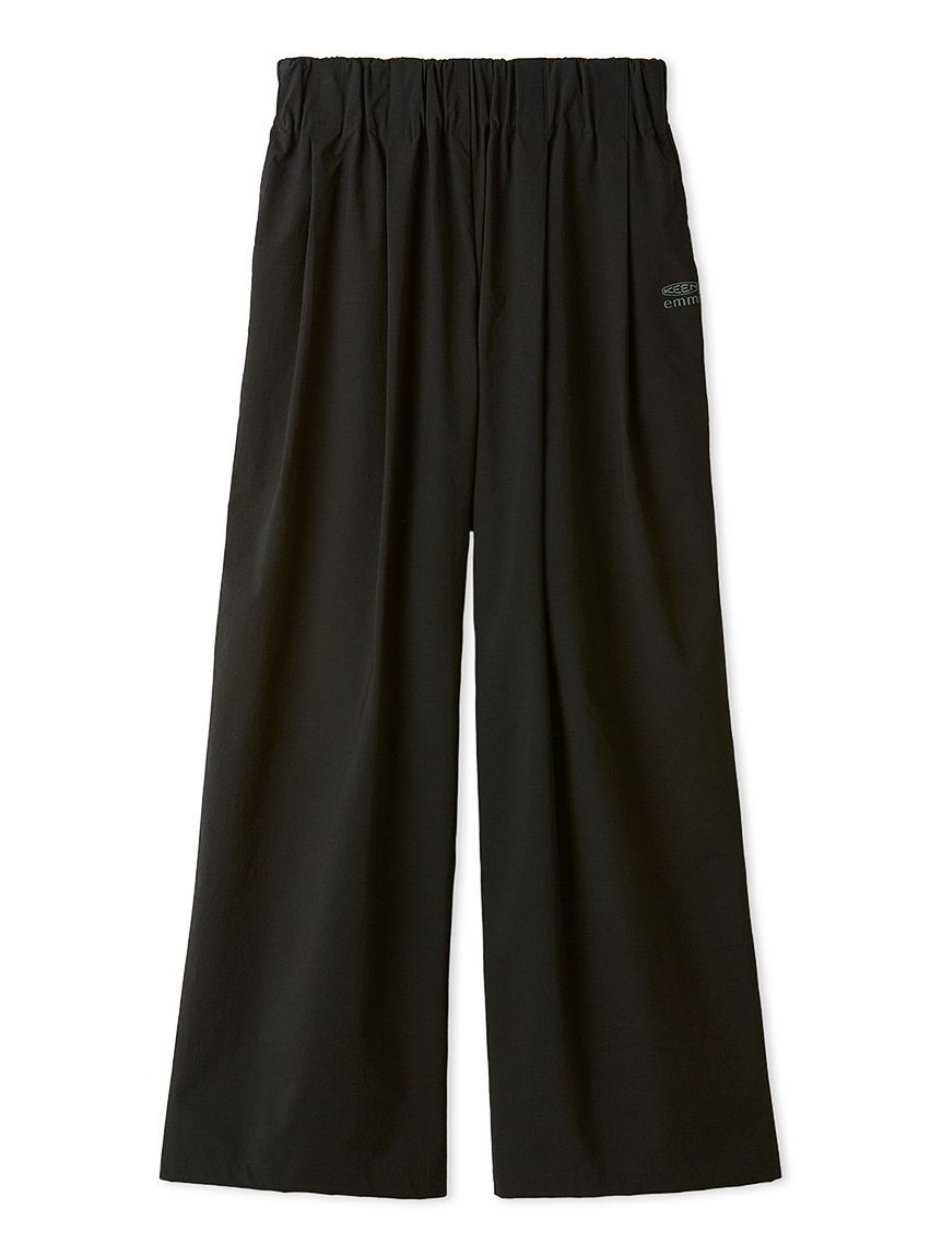 KEEN「【emmi&times;KEEN】GATHER TUCK PANTS」|チノ|BLK