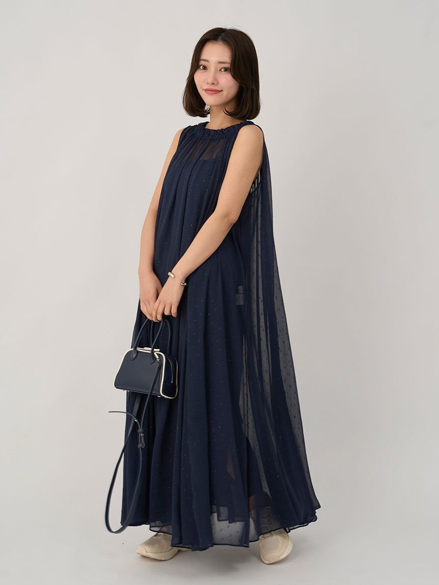 emmi atelier「ラメドットボリュームワンピース」|ワンピース|