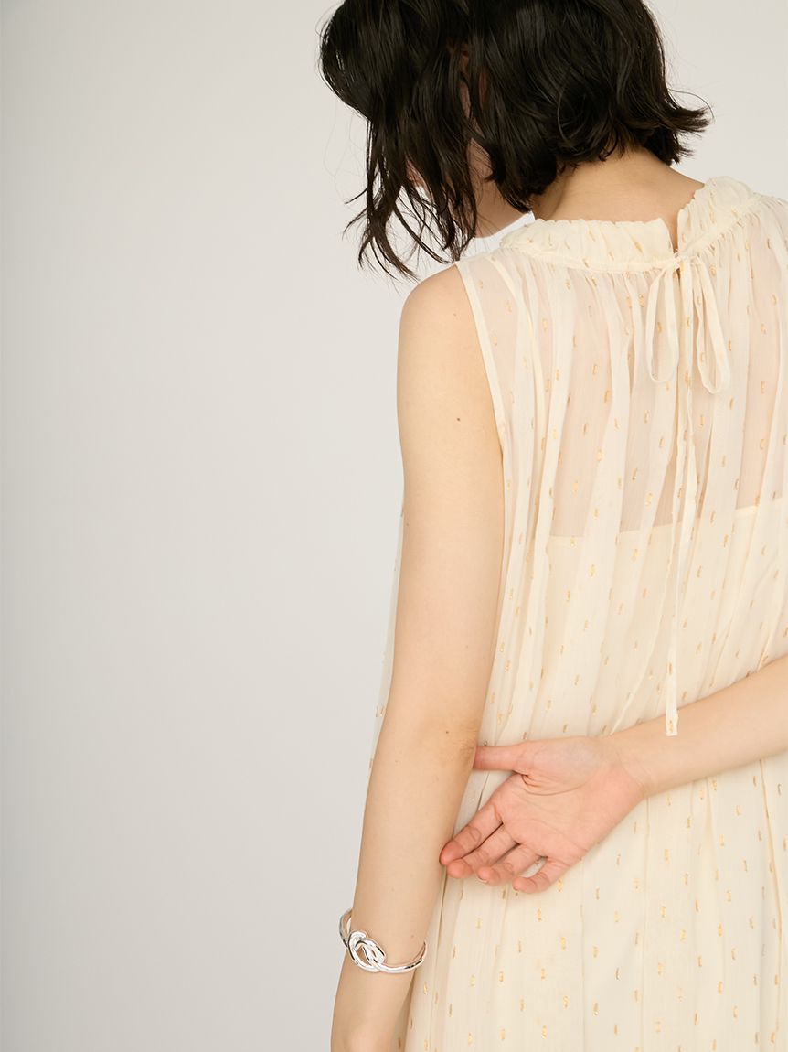 emmi atelier「ラメドットボリュームワンピース」|ワンピース|