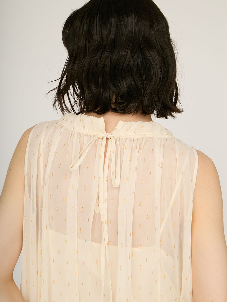 emmi atelier「ラメドットボリュームワンピース」|ワンピース|