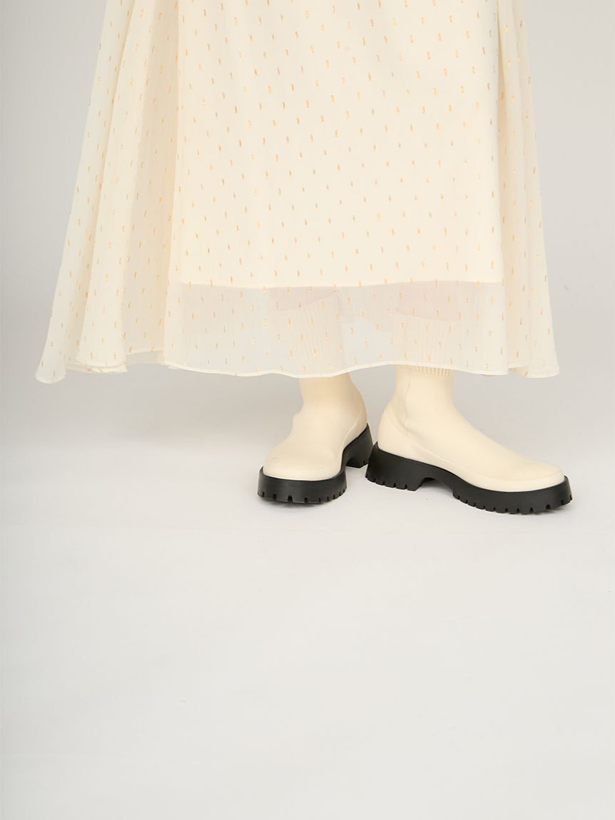 emmi atelier「ラメドットボリュームワンピース」|ワンピース|