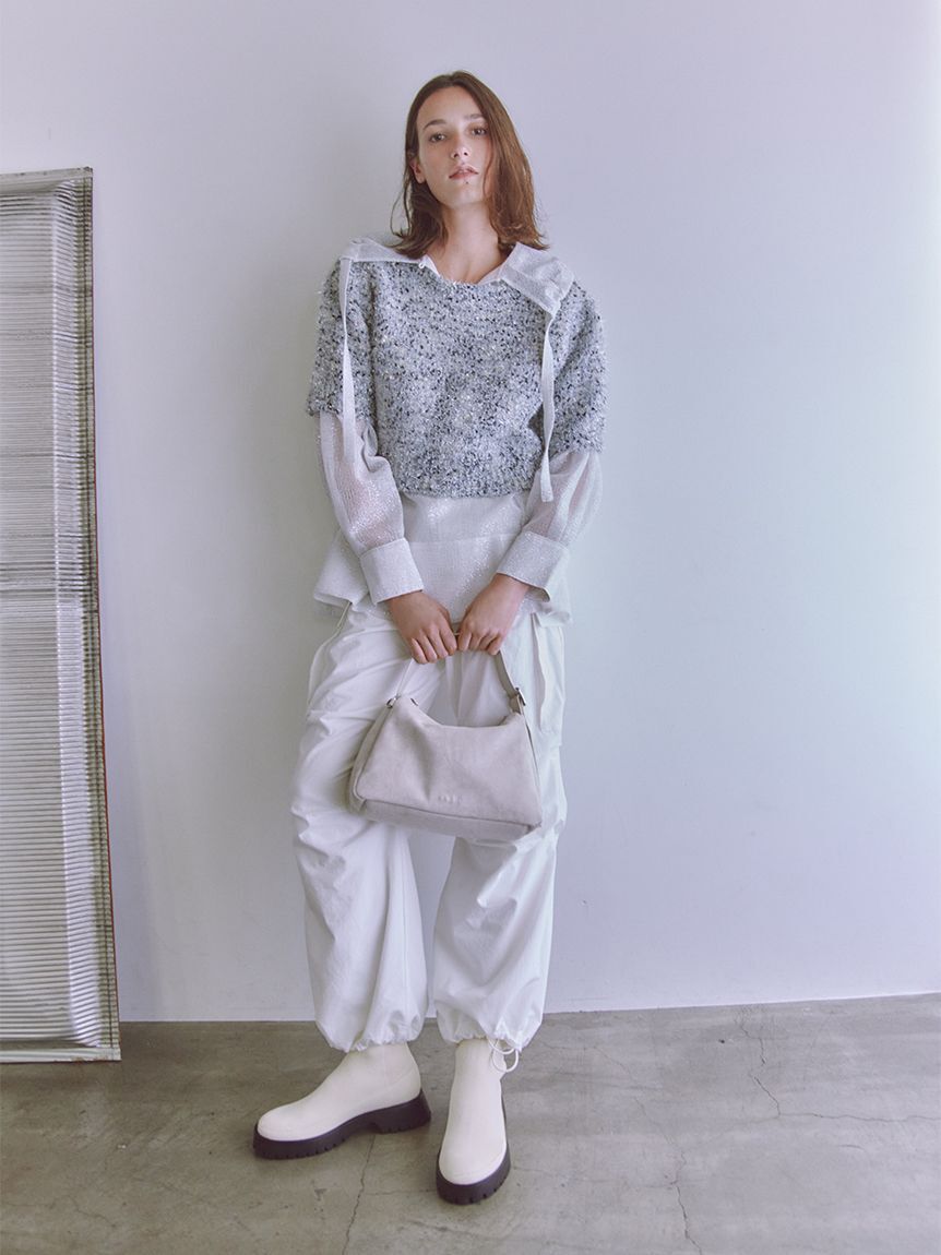 emmi atelier「コットンボイルシフォンブラウス」|シャツ・ブラウス|