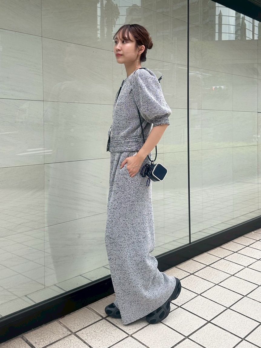 emmi atelier「パフスリーブニットカーディガン」|カーディガン|