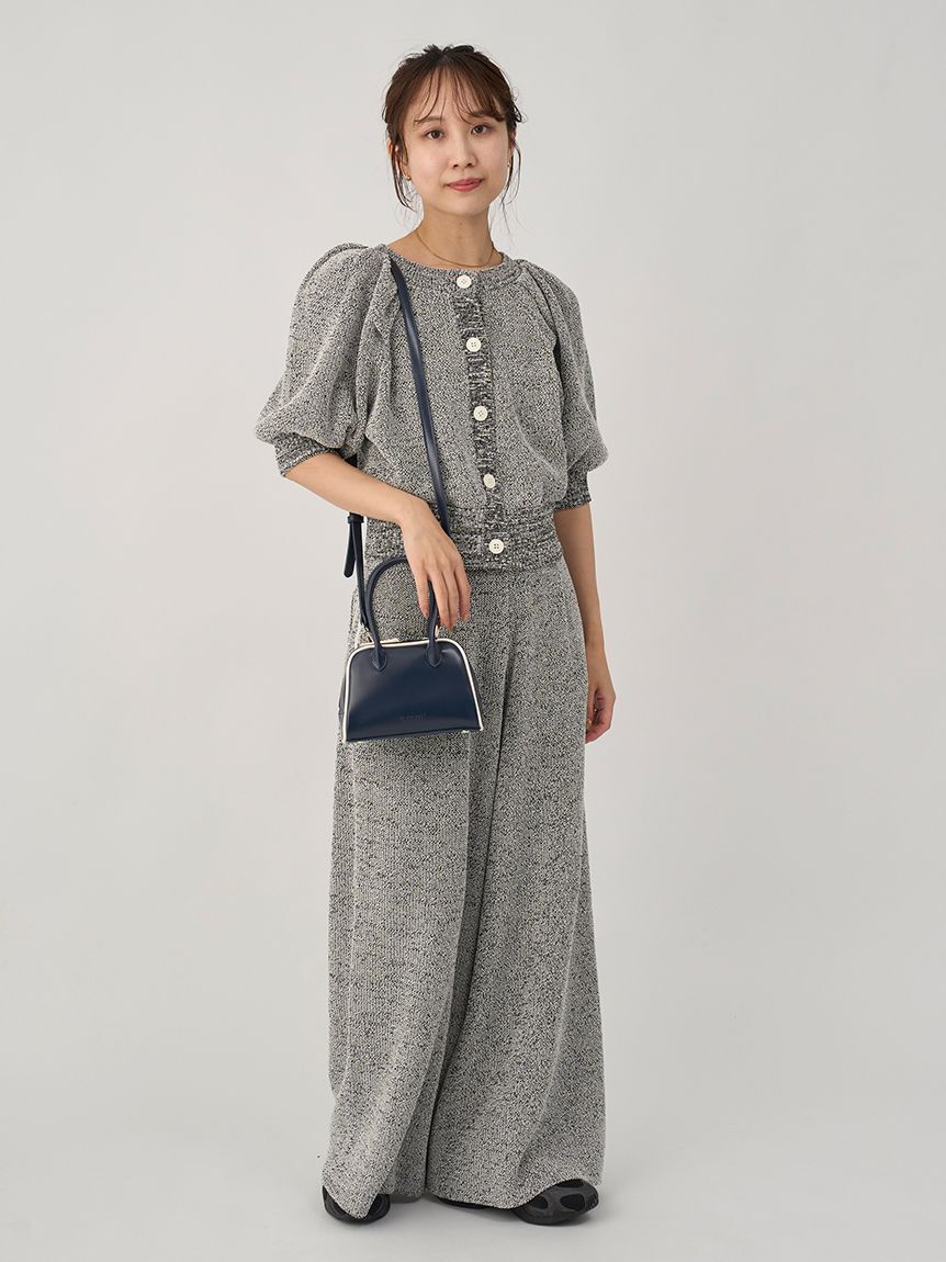 emmi atelier「パフスリーブニットカーディガン」|カーディガン|