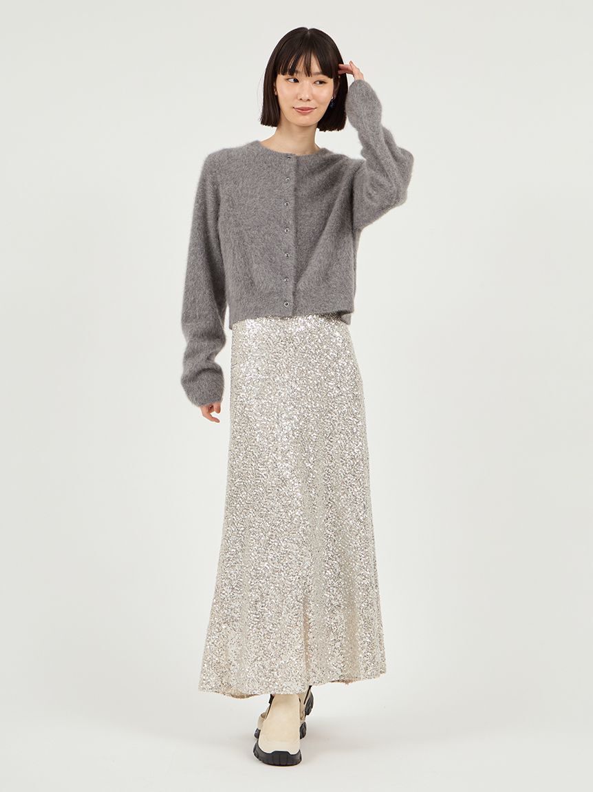 emmi atelier「フォックスカシミヤニットカーディガン」|カーディガン|