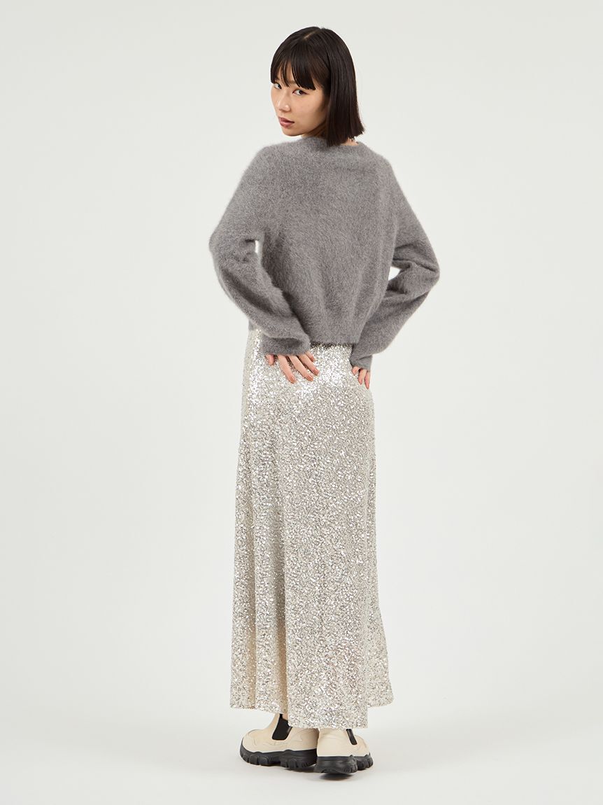 emmi atelier「フォックスカシミヤニットカーディガン」|カーディガン|