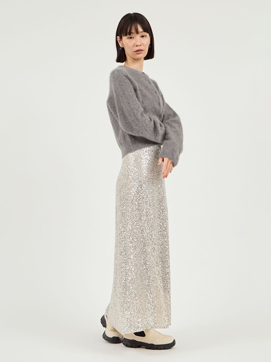 emmi atelier「フォックスカシミヤニットカーディガン」|カーディガン|