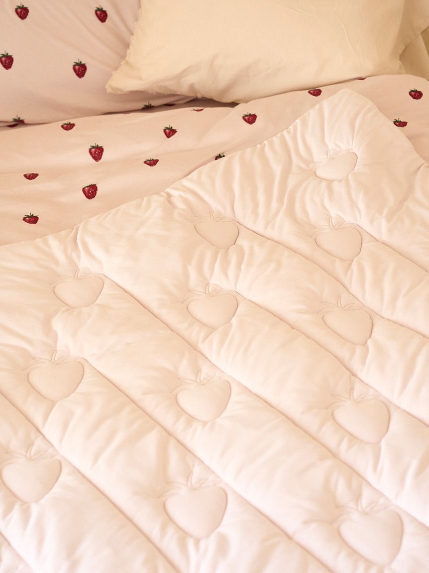 gelato pique Sleep「【Sleep】ストロベリー柄 キルトケット」|その他|