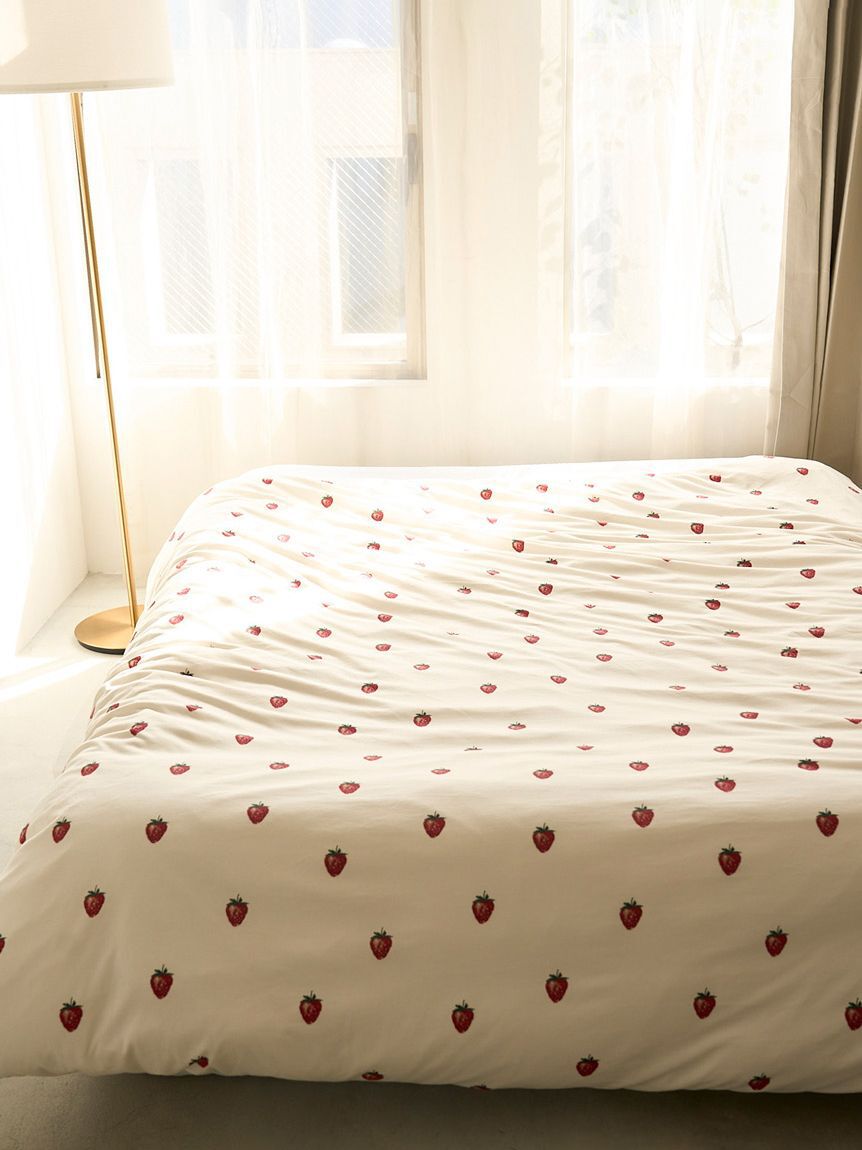 gelato pique Sleep「【Sleep】ストロベリー柄掛けカバー（ダブル）」|その他|