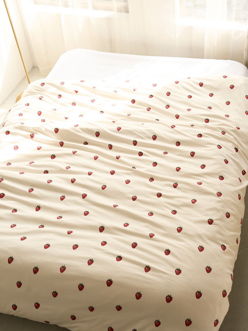gelato pique Sleep「【Sleep】ストロベリー柄掛けカバー（ダブル）」|その他|