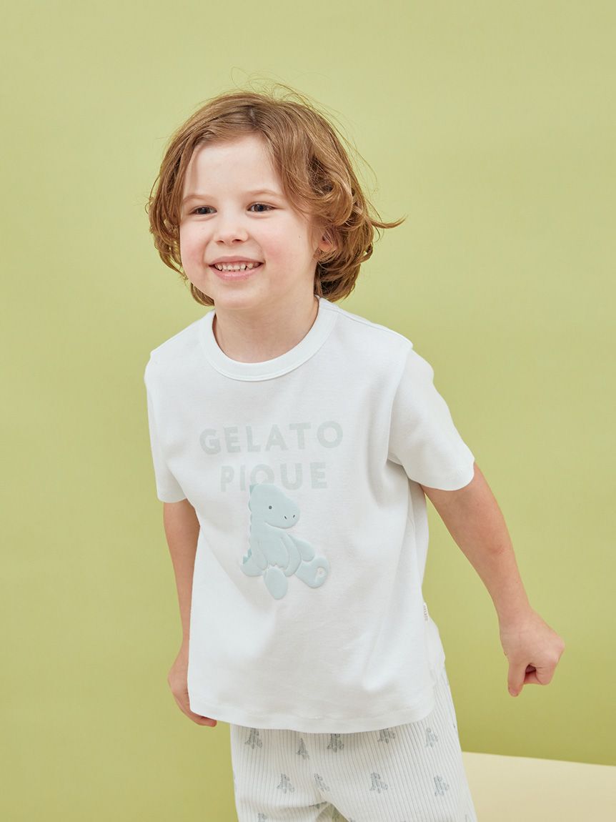 gelato pique kids&baby「【KIDS】ぬいぐるみワンポイントTシャツ」|ルームウェア|