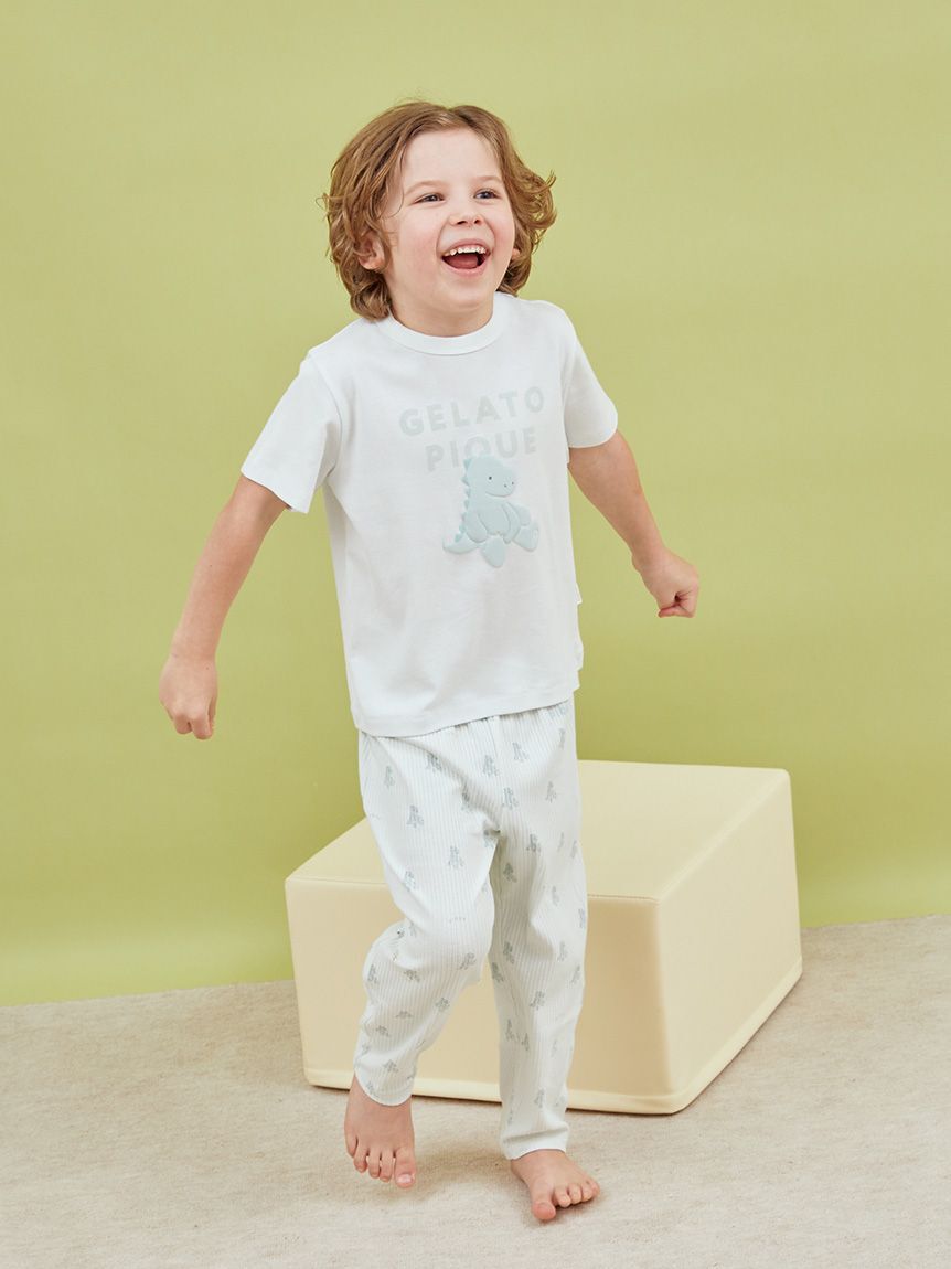 gelato pique kids&baby「【KIDS】ぬいぐるみワンポイントTシャツ」|ルームウェア|