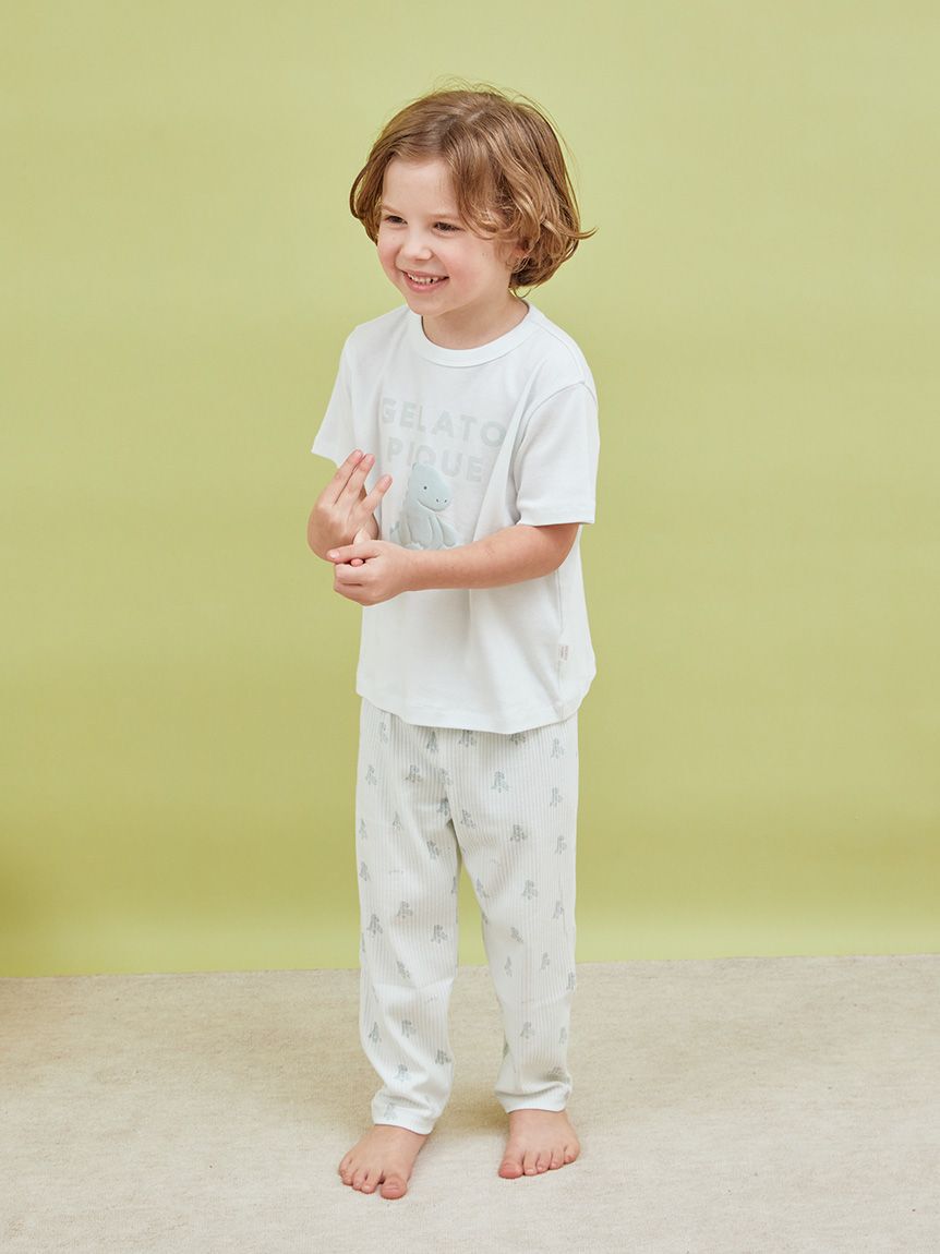 gelato pique kids&baby「【KIDS】ぬいぐるみワンポイントTシャツ」|ルームウェア|