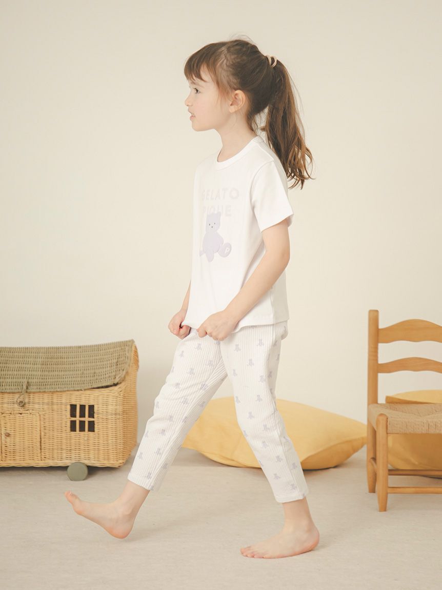 gelato pique kids&baby「【KIDS】ぬいぐるみワンポイントTシャツ」|ルームウェア|