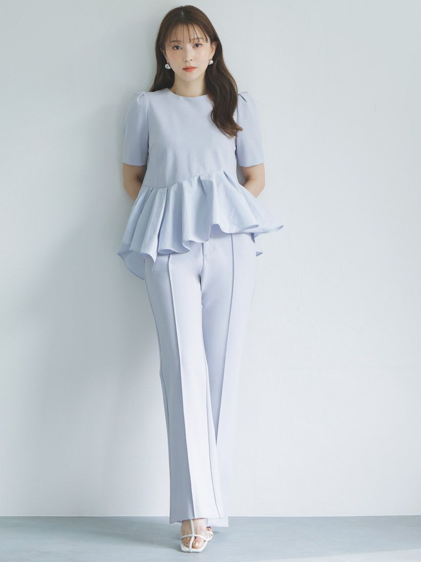 SNIDEL「ペプラムカットソー」|Tシャツ・カットソー|