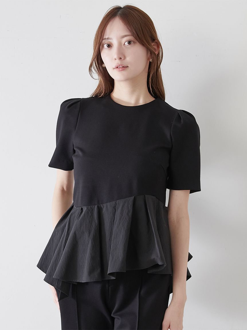 SNIDEL「ペプラムカットソー」|Tシャツ・カットソー|