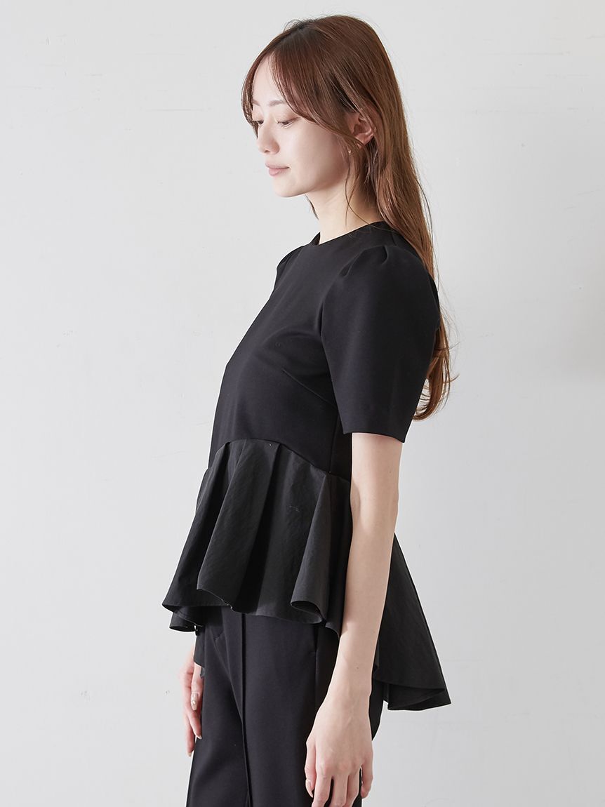 SNIDEL「ペプラムカットソー」|Tシャツ・カットソー|