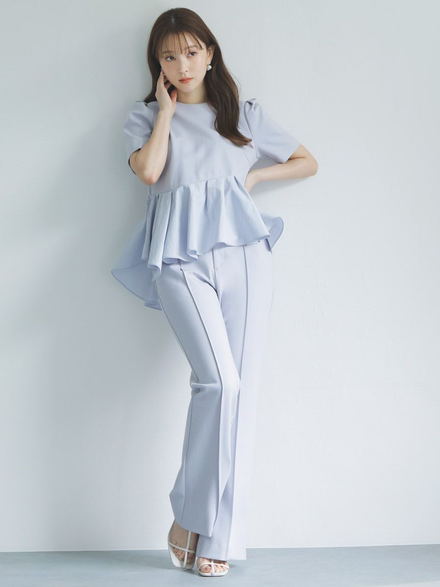 SNIDEL「ペプラムカットソー」|Tシャツ・カットソー|