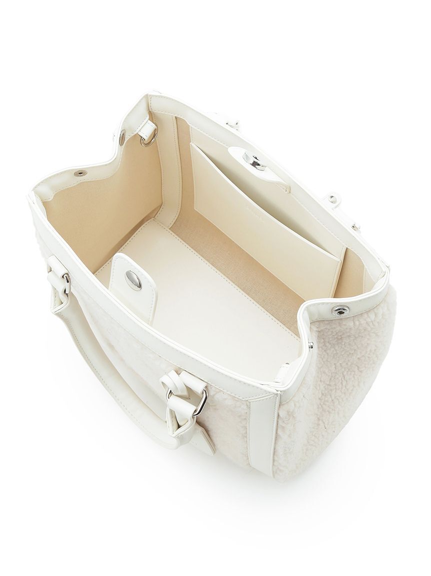 SNIDEL「ボアロゴバッグ」|ハンドバッグ|