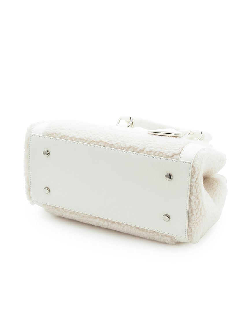 SNIDEL「ボアロゴバッグ」|ハンドバッグ|