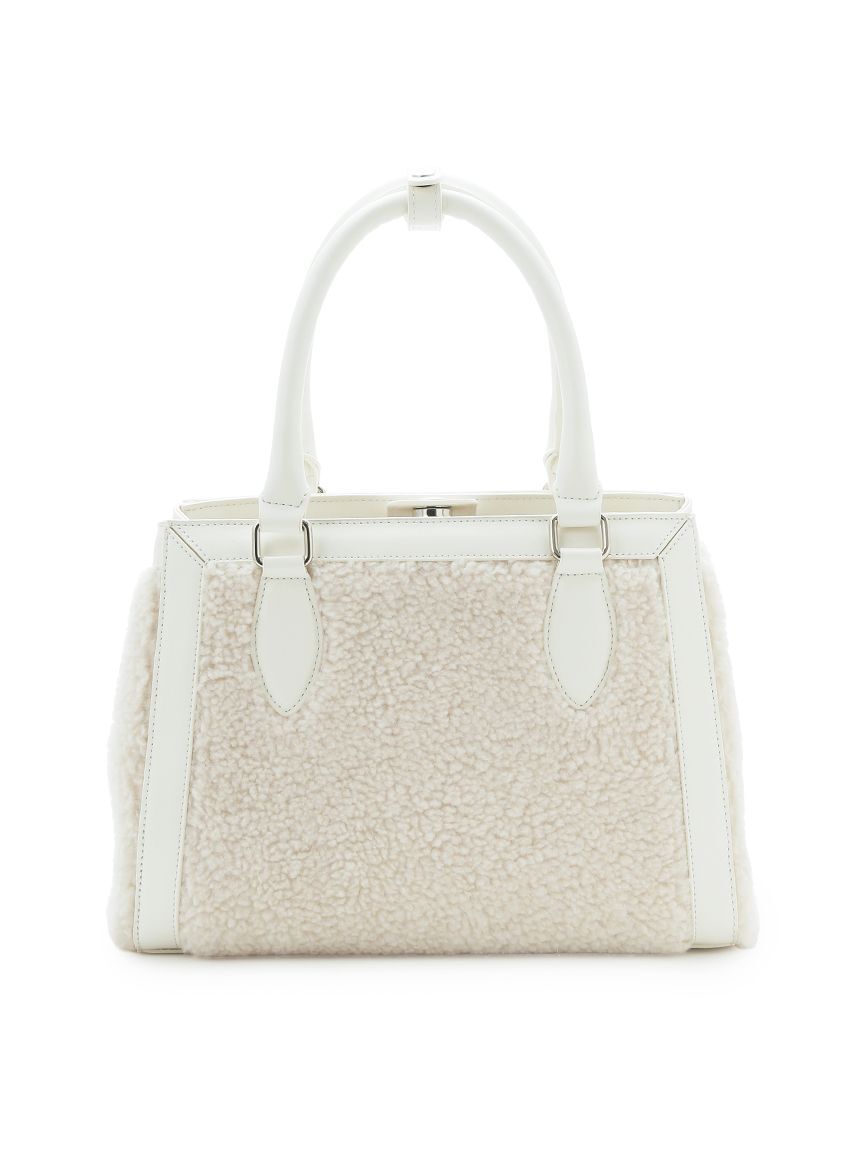 SNIDEL「ボアロゴバッグ」|ハンドバッグ|