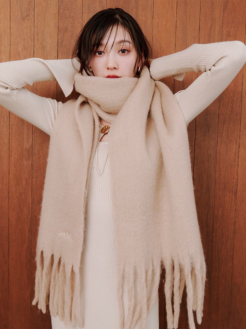 SNIDEL「ボリュームマフラー」|マフラー|