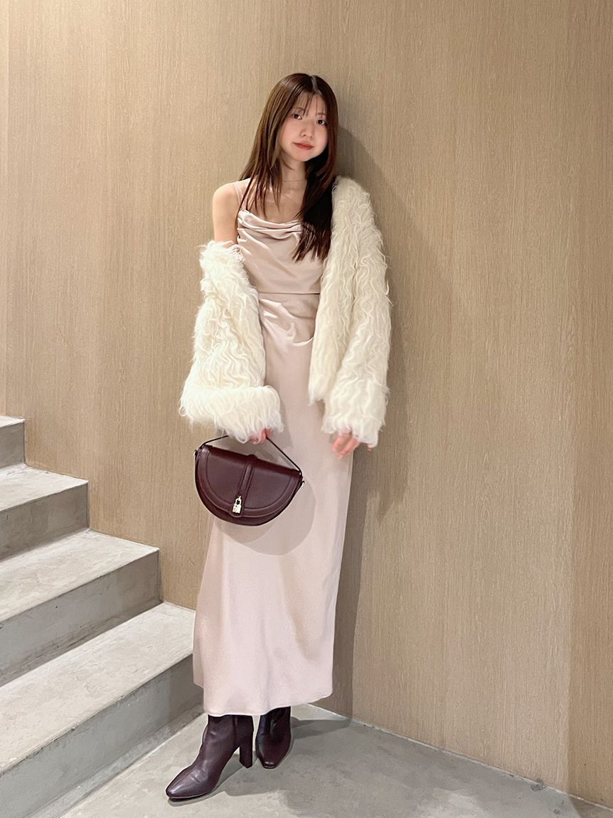 SNIDEL「ドレープナローキャミワンピース」|ワンピース|