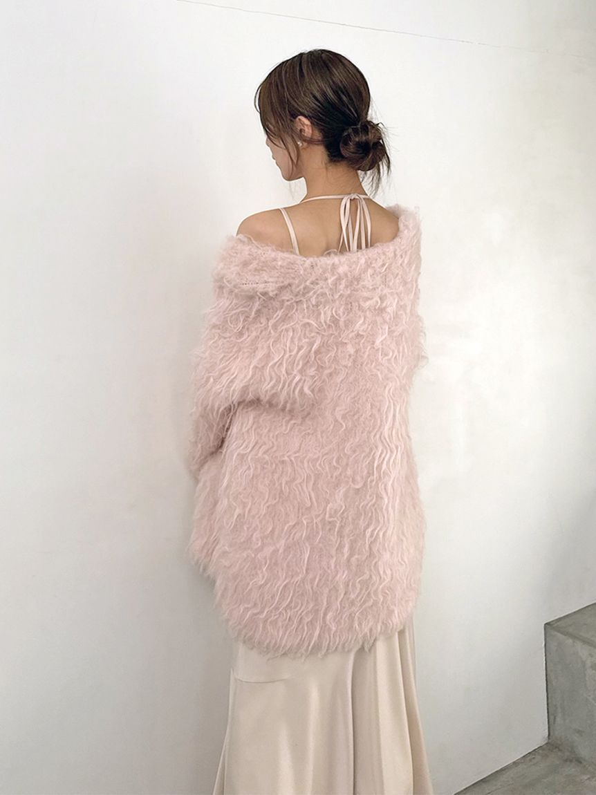 SNIDEL「シャギーカーディガン」|カーディガン|