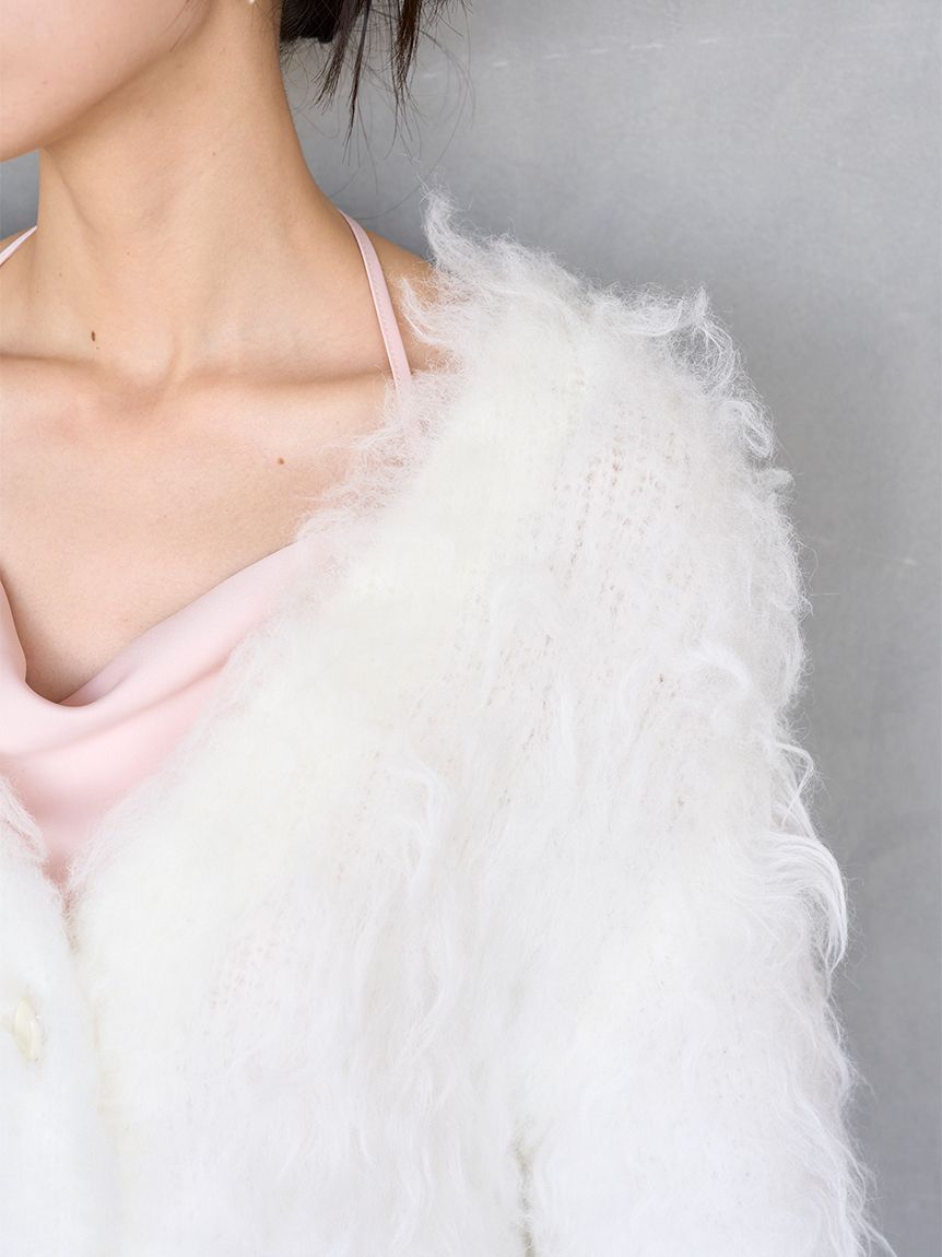 SNIDEL「シャギーカーディガン」|カーディガン|