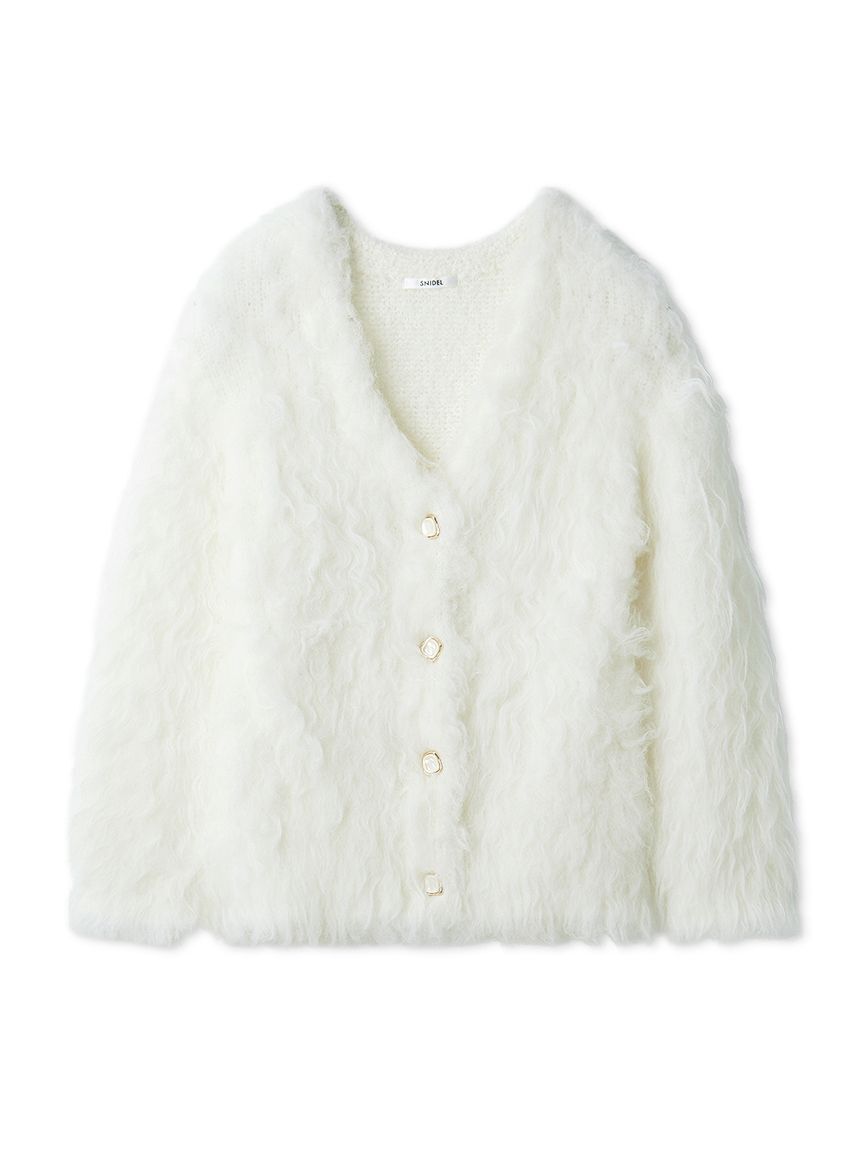 SNIDEL「シャギーカーディガン」|カーディガン|