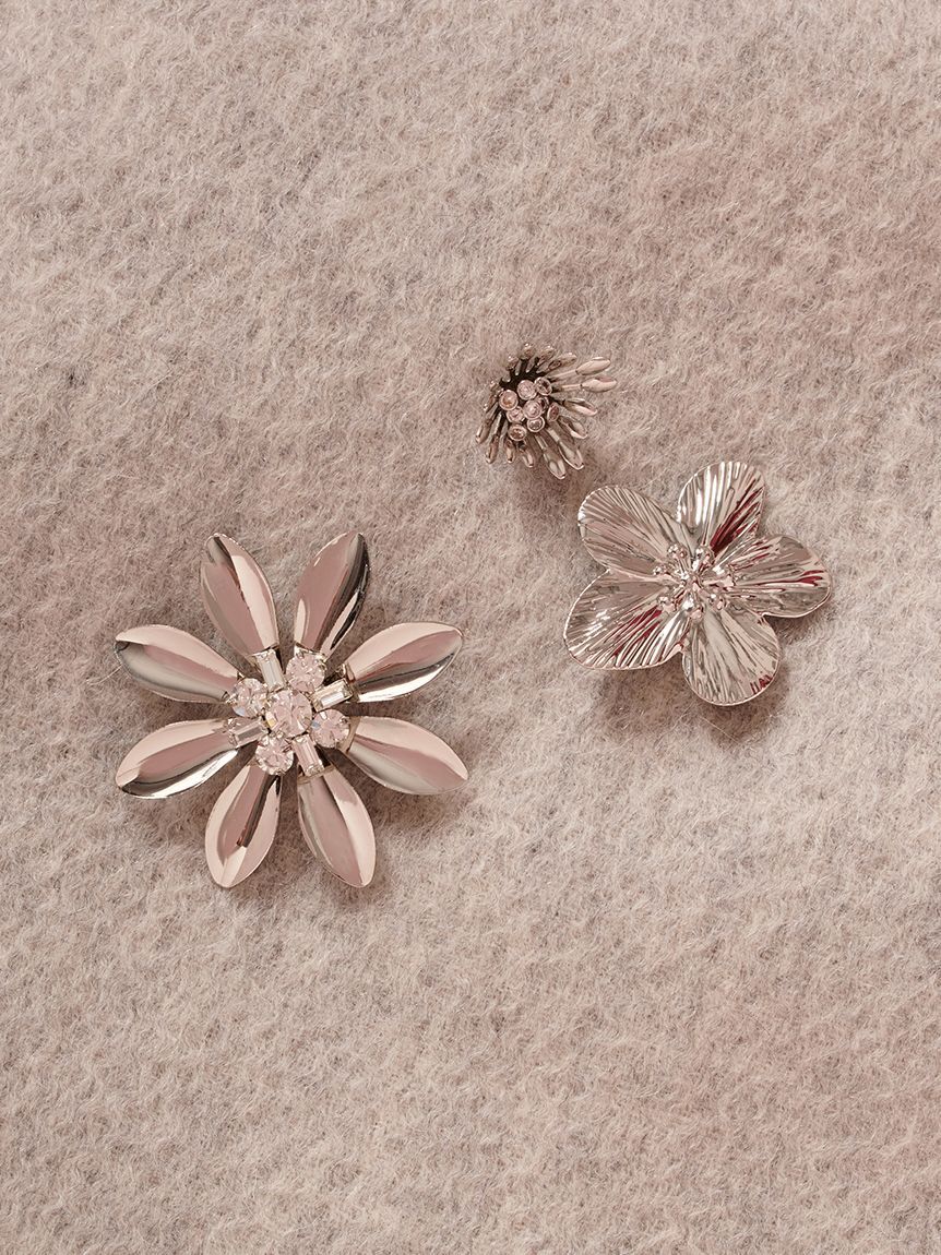 SNIDEL「フラワーブローチセット」|ブローチ・コサージュ|