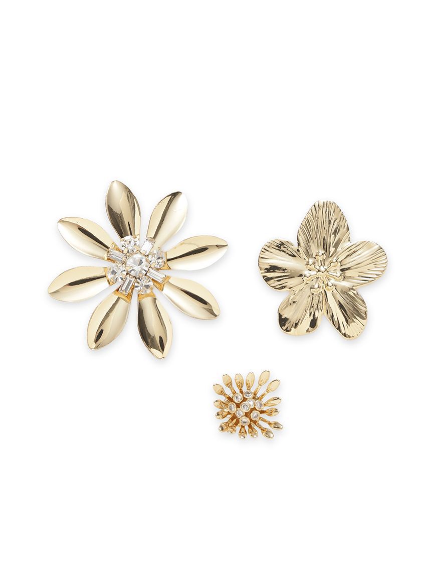 SNIDEL「フラワーブローチセット」|ブローチ・コサージュ|